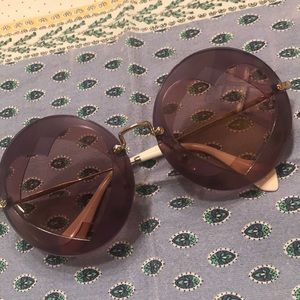 Miu Miu Hearts sunglasses